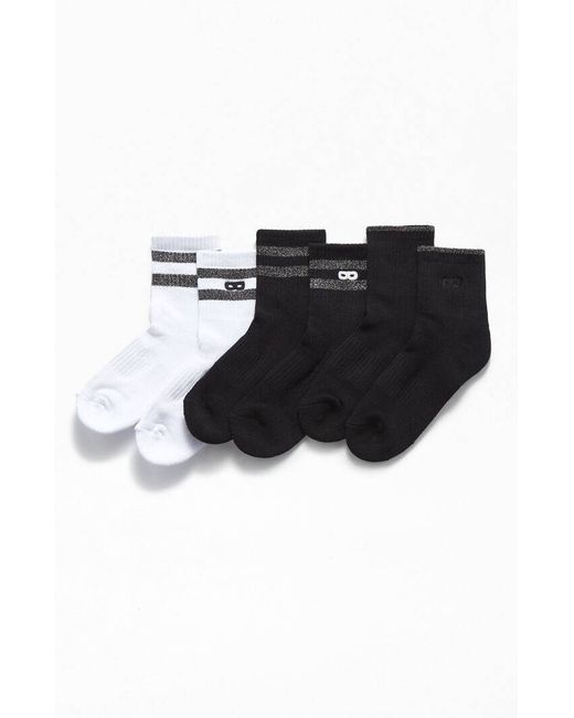 Pair of Thieves 3 Pack Blackout Ankle Socks White
