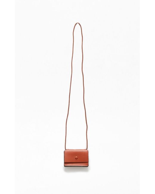 PacSun Faux Leather Lanyard Pouch