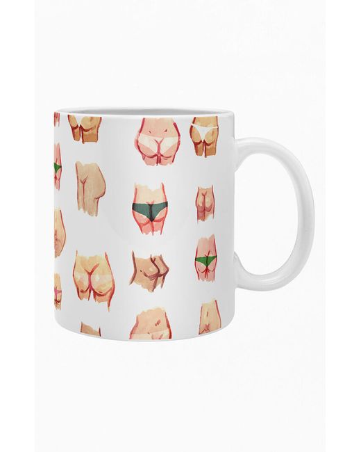 DENY Designs Womens Summer Butts Coffee Mug