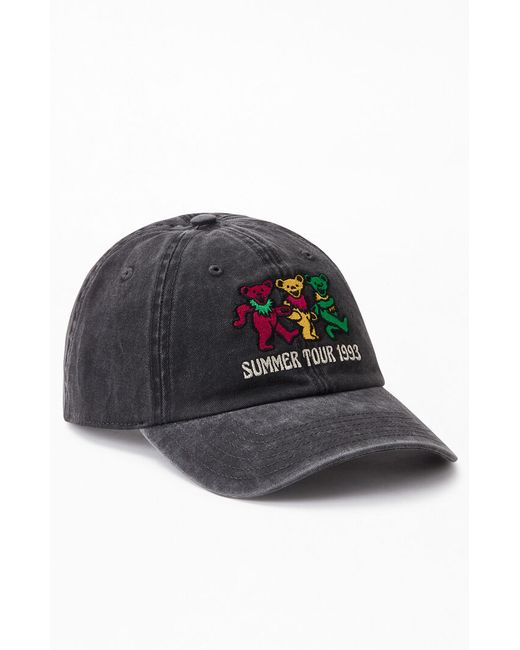 PacSun Washed Grateful Dead Tour Strapback Dad Hat