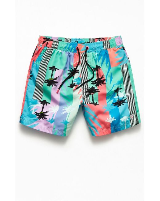 Guess Palm Fusion 16 Swim Trunks Small