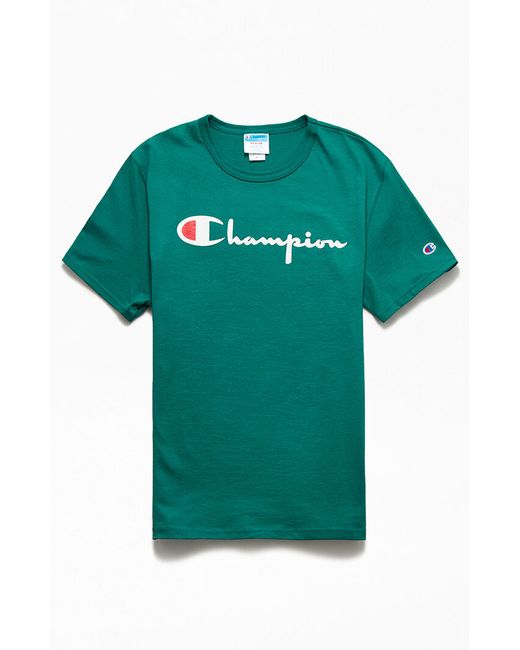 Champion Heritage Script T-Shirt Large