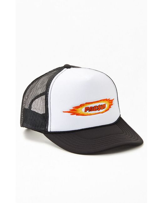 PacSun Flames Trucker Hat