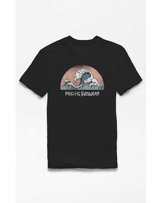 PacSun Wave Logo T-Shirt Small