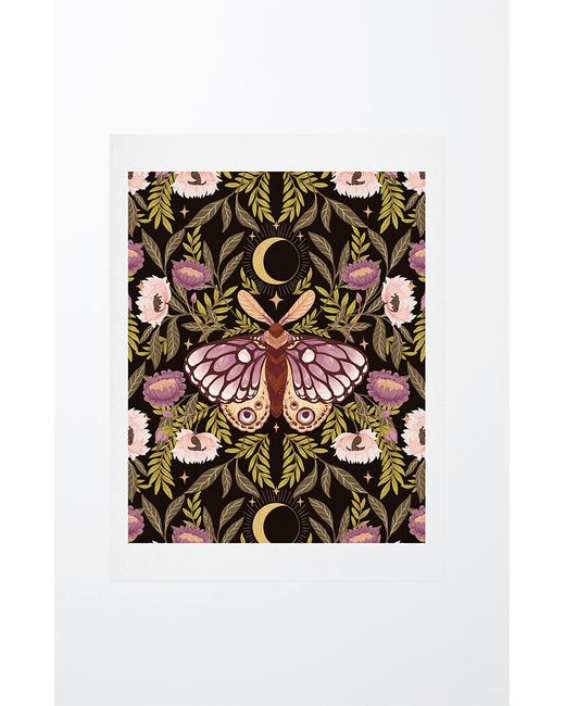 DENY Designs Avenie Countryside Garden Moth II Art Print 8 10
