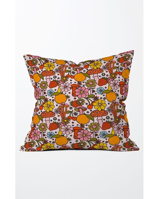 DENY Designs Womens Doodle By Meg Summertime Throw Pillow