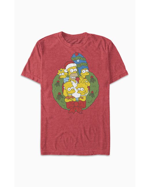 PacSun The Simpsons Family Holiday T-Shirt Small