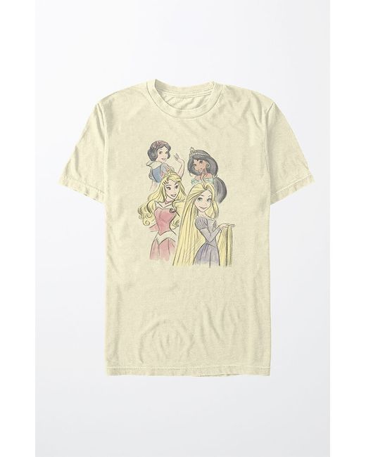 PacSun Disney Princess Sketch T-Shirt Small
