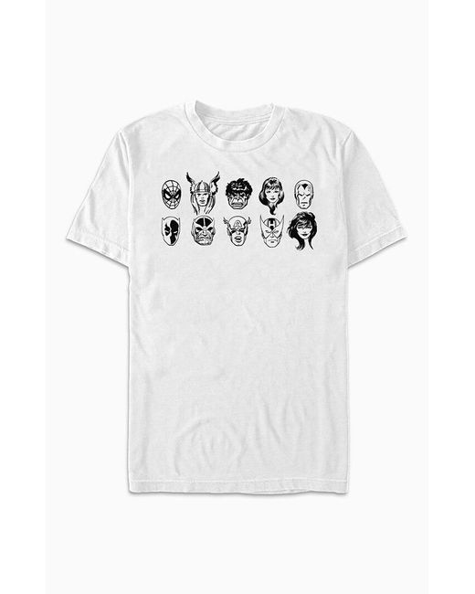 Fifth Sun Marvel Classic Heroes T-Shirt Small