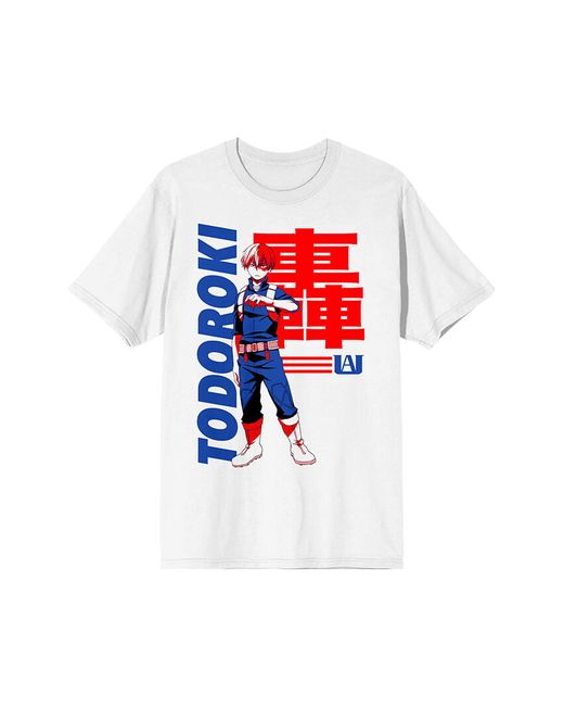 PacSun My Hero Academia Todoroki Anime T-Shirt Small
