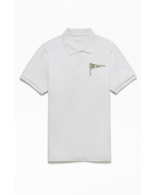 Quiet Golf Flag Polo Shirt Small