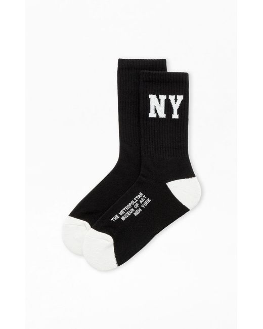 The MET x White NY Crew Socks