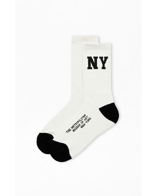 The MET x NY Crew Socks Black