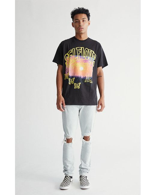 PacSun Destroyed Stacked Skinny Jeans 28W x 30L