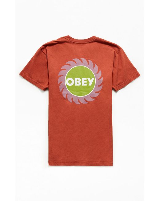 Obey Jagged T-Shirt Small