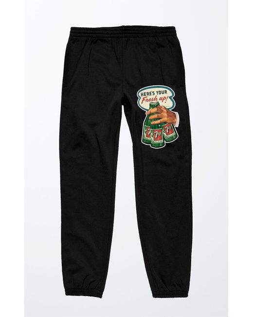 Bioworld 7Up Heres Your Fresh Up Jogger Sweatpants Small