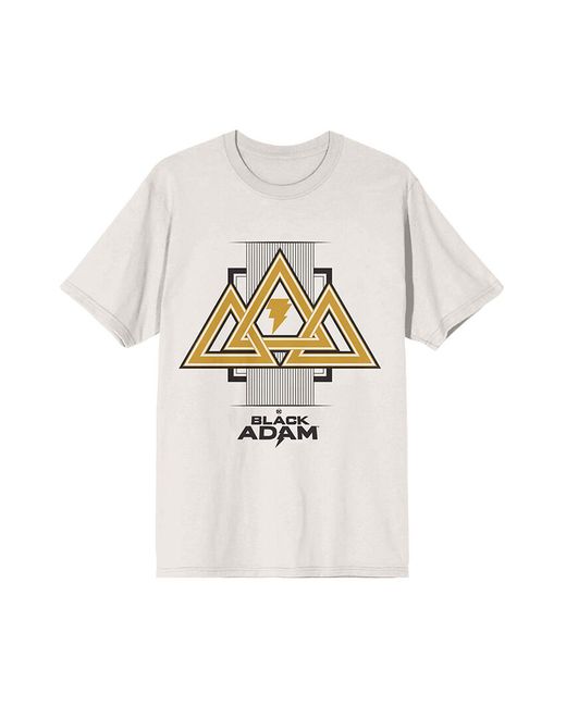 PacSun Black Adam Gold Triangles T-Shirt Small
