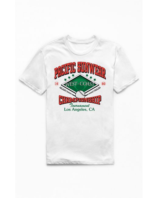PacSun Pacific Sunwear 1980 West Coast Champions T-Shirt Small