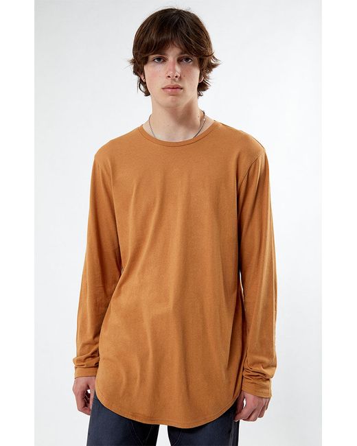 PacSun Scallop Long Sleeve T-Shirt Small
