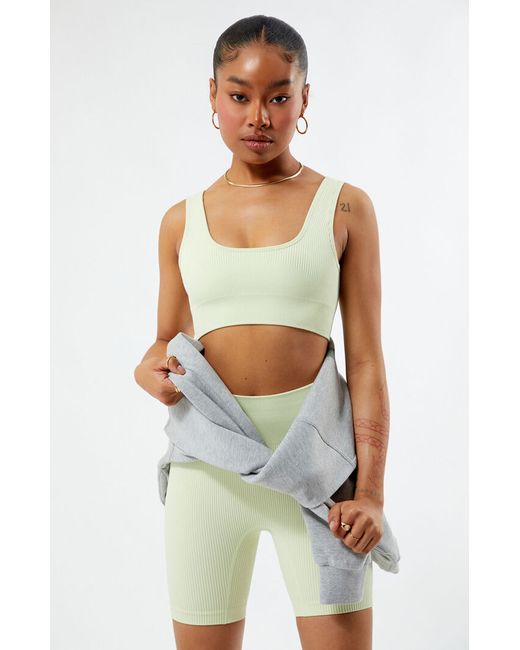 Pac 1980 Active Seamless Ribbed Sports Bra