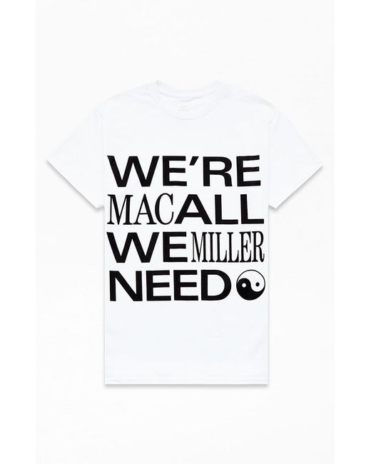 PacSun Mac Miller Were All We Need T-Shirt Black Small