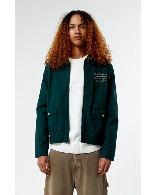 PacSun Baldwin Embroidered Gas Jacket Small