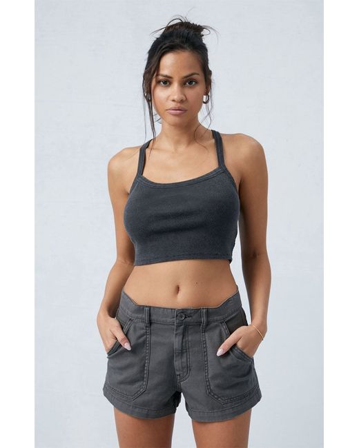 PacSun Mid Rise Slouchy Workwear Shorts