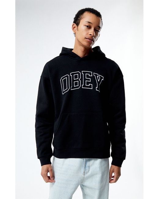 Obey Institute Extra Heavy Hoodie Small