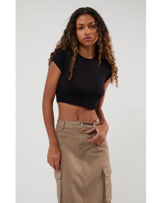 PS Basics by Pacsun Queen Cropped T-Shirt Medium