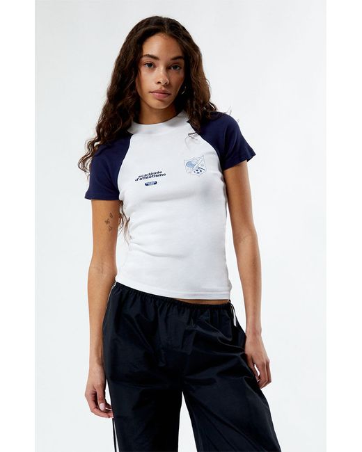 Ps / La Athletic Academy Raglan T-Shirt Navy