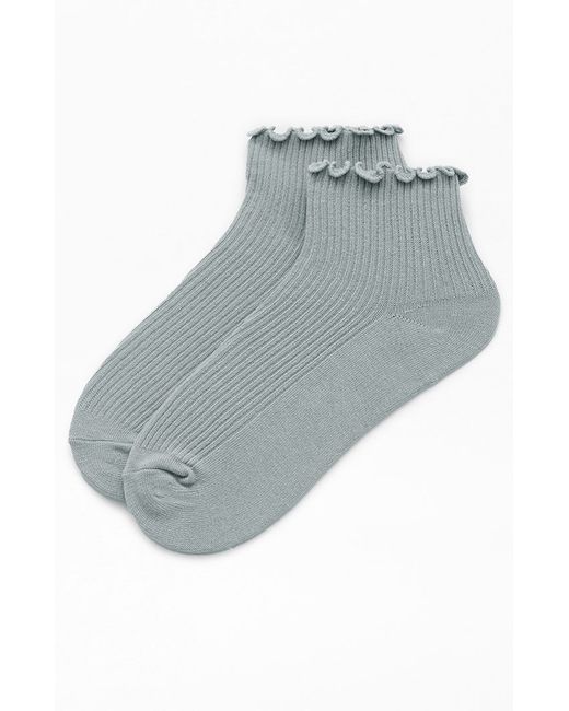 PacSun Ruffle Ankle Socks