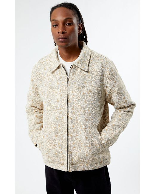 PacSun Luxe Jacquard Gas Jacket Small