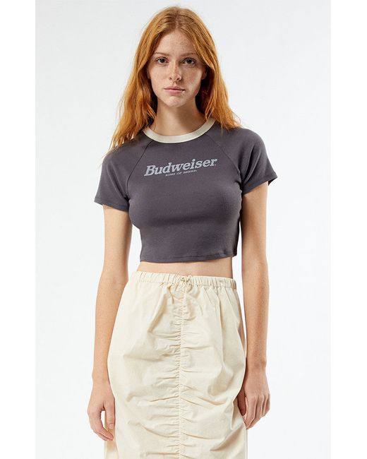 Budweiser By King Of Beers Cropped T-Shirt Small
