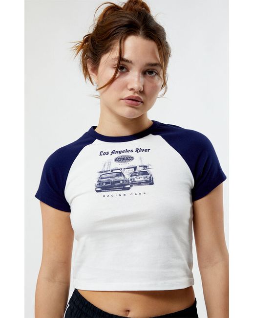 Coney Island Picnic LA River Racing Club Raglan T-Shirt Navy Small