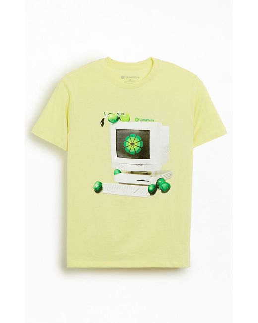 PacSun Limewire Old School CPU T-Shirt Small