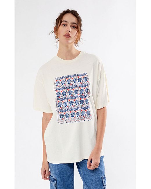 PacSun Pabst Blue Ribbon Collage Oversized T-Shirt
