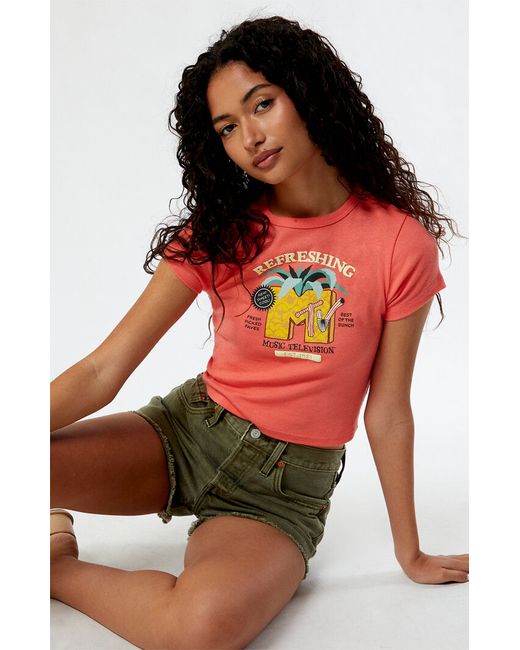 Ripple Junction MTV Pineapple T-Shirt Small