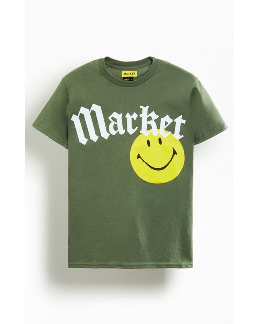 market Smiley Gothic T-Shirt Small