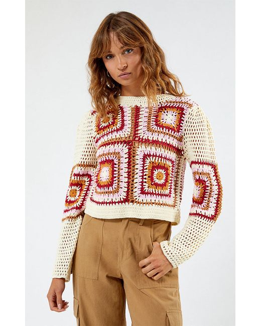 Minkpink Norah Crochet Sweater