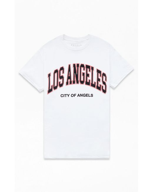 PacSun Los Angeles College T-Shirt Red
