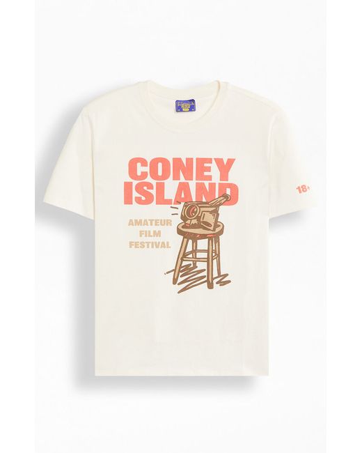 Coney Island Picnic Film Fest T-Shirt Small