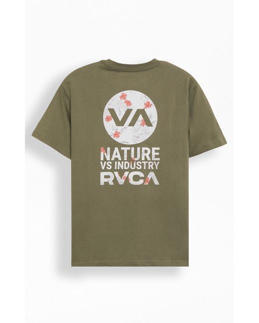 Rvca Organic Drawn T-Shirt Small