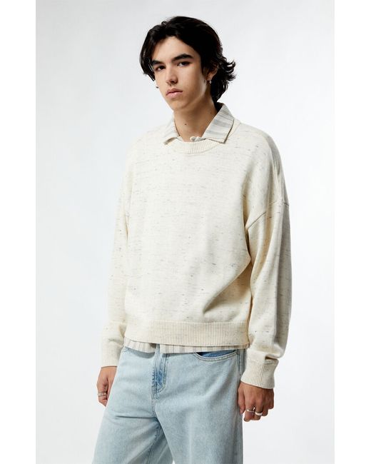 PacSun Cropped Crew Sweater Small