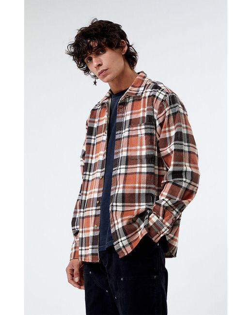 Obey Benny Corduroy Woven Flannel Shirt
