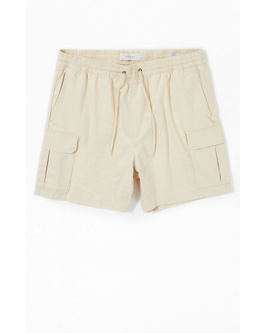 PacSun Cream Cargo Shorts