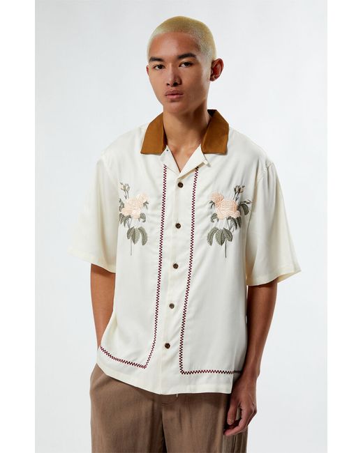 PacSun Eli Oversized Camp Shirt Medium