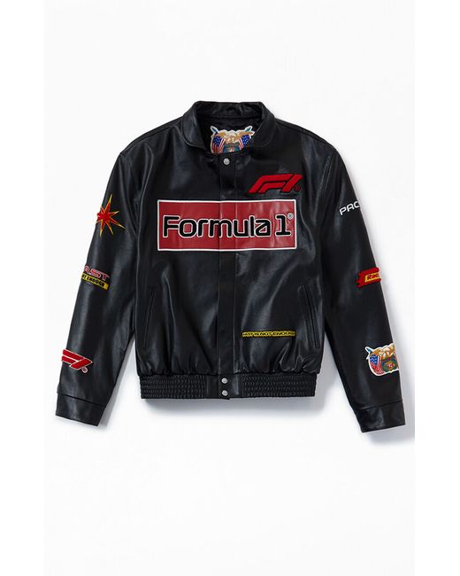 Jeff Hamilton x F1 Full Leather Racing Jacket Small