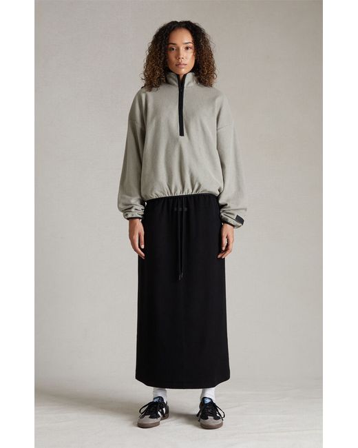 Fear Of God Essentials Reverse Fleece Long Skirt