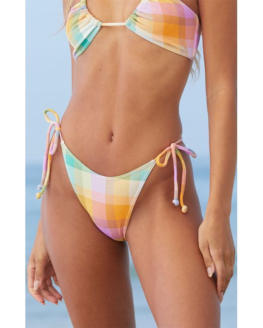 Billabong Eco Warm Waves Tie Side Tropic Bikini Bottom Small