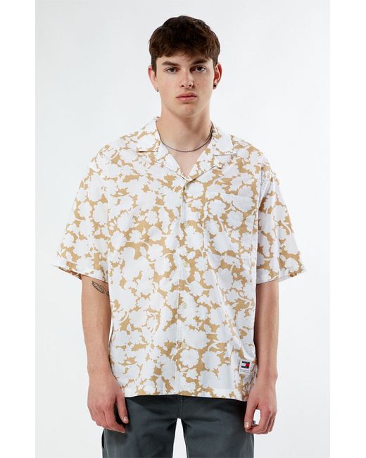 Tommy Jeans Floral AOP Relaxed Camp Shirt Small